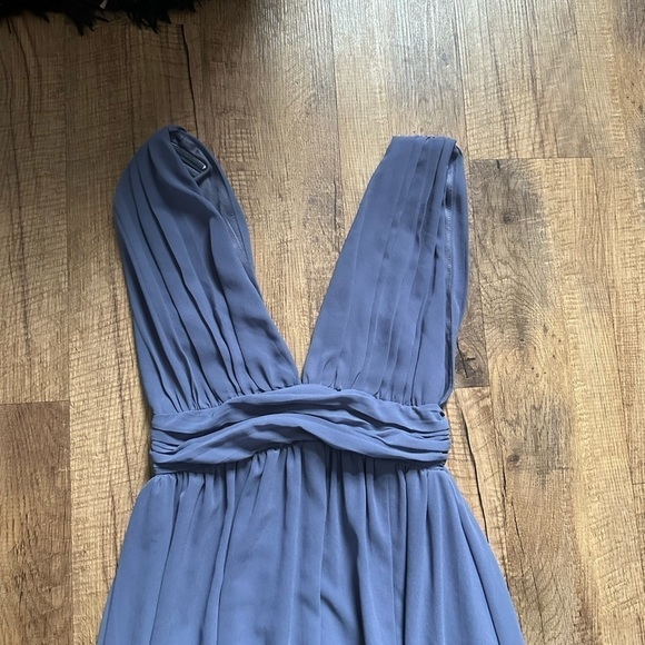 LULU’S Heavenly Hues Denim Blue Maxi Dress - Picture 5 of 6